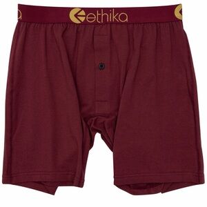 Ethika Men's Burgundy Boxer Briefs